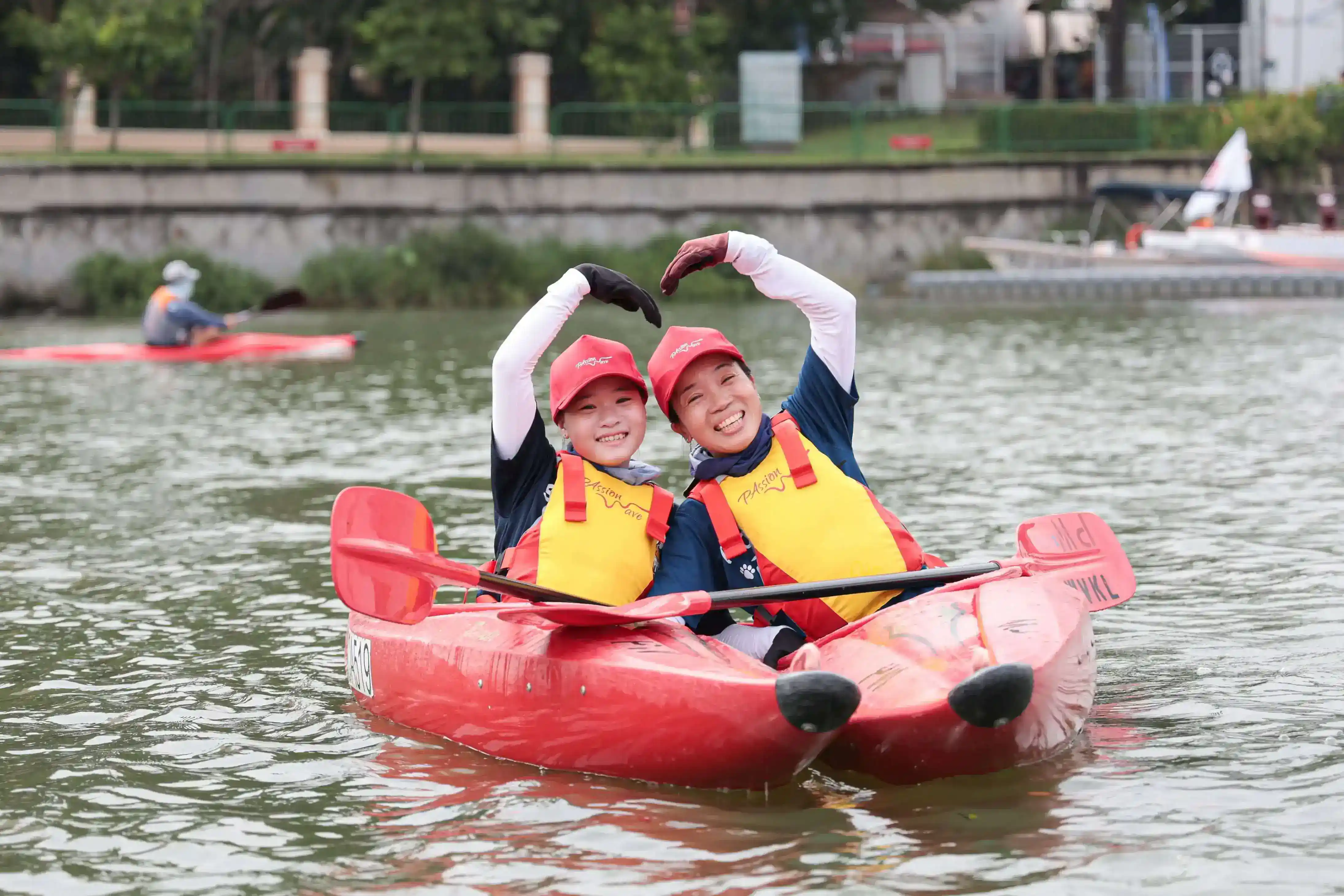 Bonding over Kayaking