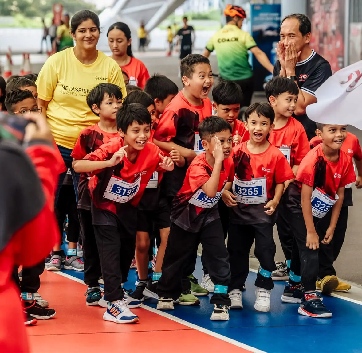 Special needs kids preparing for marathon